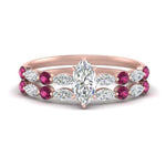Load image into Gallery viewer, pink-sapphire-round-and-marquise-marquise-cut-bridal-wedding-rings-in-rose-gold-FD9398MQ1GSADRPI-NL-RG.jpg?v=1756378524
