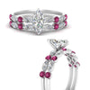 Load image into Gallery viewer, pink-sapphire-round-and-marquise-marquise-cut-bridal-wedding-rings-in-white-gold-FD9398MQ1GSADRPIANGLE3-NL-WG.jpg?v=1756378524