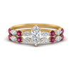 Load image into Gallery viewer, pink-sapphire-round-and-marquise-marquise-cut-bridal-wedding-rings-in-yellow-gold-FD9398MQ1GSADRPI-NL-YG.jpg?v=1756378523