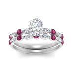 Load image into Gallery viewer, pink-sapphire-round-and-marquise-oval-bridal-wedding-rings-in-white-gold-FD9398OV1GSADRPIANGLE5-NL-WG_d3b83207-bf47-4d69-a4e9-0c45387c643c.jpg?v=1756378562