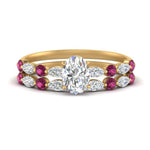 Load image into Gallery viewer, pink-sapphire-round-and-marquise-oval-bridal-wedding-rings-in-yellow-gold-FD9398OV1GSADRPI-NL-YG_250ab525-f683-45c8-89f7-cd06da3585d3.jpg?v=1756378563