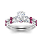Load image into Gallery viewer, pink-sapphire-round-and-marquise-pear-bridal-wedding-rings-in-white-gold-FD9398PE1GSADRPIANGLE5-NL-WG_5e0c1eba-2b4c-46c0-90cd-aafe76a20cbe.jpg?v=1756378587