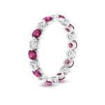 Load image into Gallery viewer, Diamond Single Prong Wedding Eternity Ring 2 Carat
