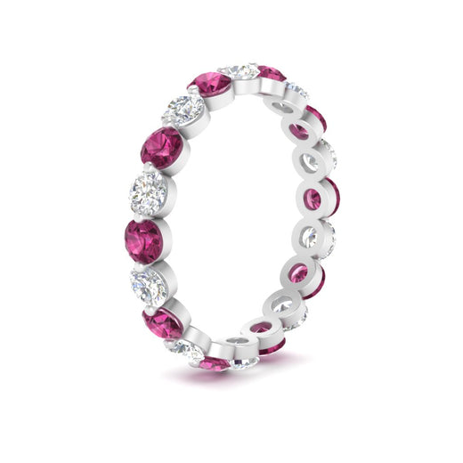 2 Carat Round Cut Shared Prong Eternity Ring
