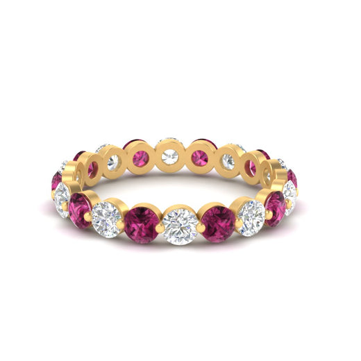 2 Carat Round Cut Shared Prong Eternity Ring