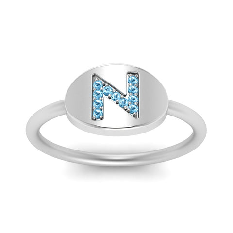Personalized Diamond Signet Ring
