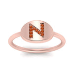 Load image into Gallery viewer, Pinky Initial Diamond Signet Ring
