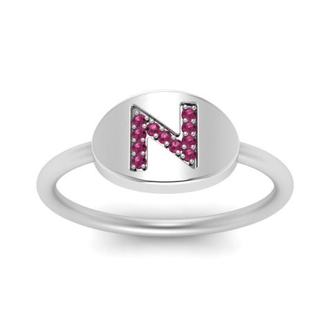 Personalized Diamond Signet Ring