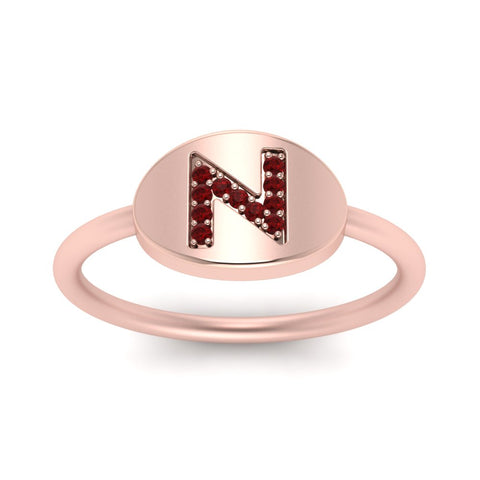Personalized Diamond Signet Ring