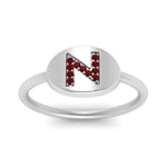 Load image into Gallery viewer, Pinky Initial Diamond Signet Ring
