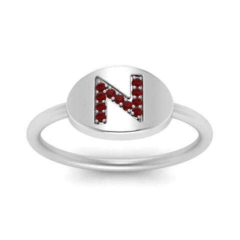 Personalized Diamond Signet Ring