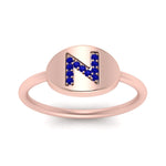 Load image into Gallery viewer, Pinky Initial Diamond Signet Ring
