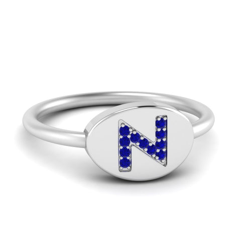 Personalized Diamond Signet Ring