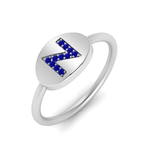 Personalized Diamond Signet Ring