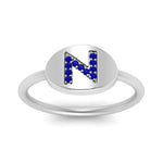 Load image into Gallery viewer, Pinky Initial Diamond Signet Ring
