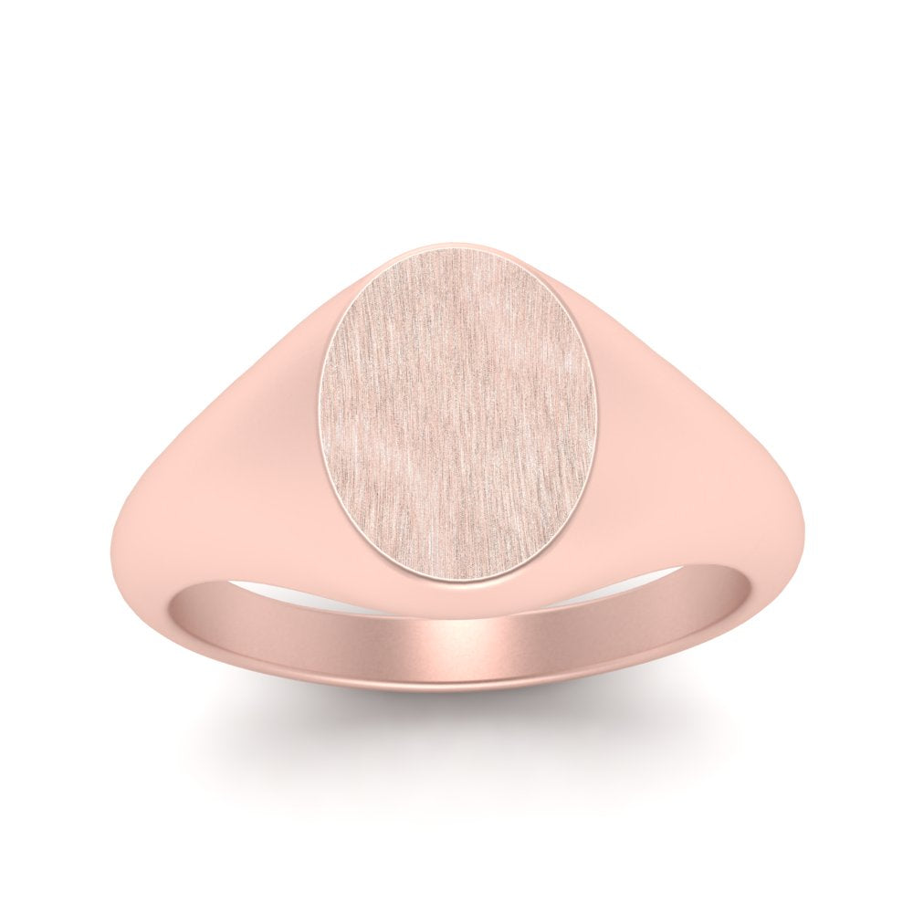 Pinky Oval Signet Ring