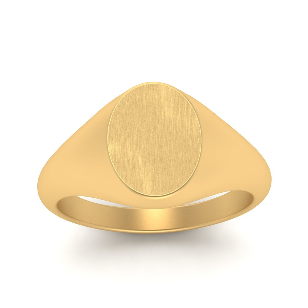 Pinky Oval Signet Ring