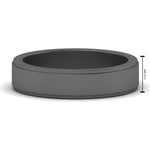 Load image into Gallery viewer, Simple Flat Wedding Band 4MM

