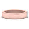 Load image into Gallery viewer, Simple Flat Wedding Band 4MM