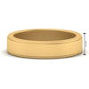 Load image into Gallery viewer, Simple Flat Wedding Band 4MM