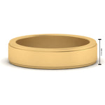 Load image into Gallery viewer, Simple Flat Wedding Band 4MM
