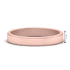 Load image into Gallery viewer, Simple Flat Wedding Band 4MM