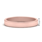 Load image into Gallery viewer, Simple Flat Wedding Band 4MM
