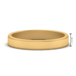 Load image into Gallery viewer, Simple Flat Wedding Band 4MM

