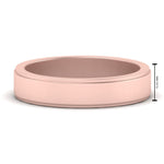 Load image into Gallery viewer, Simple Flat Wedding Band 4MM
