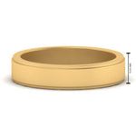 Load image into Gallery viewer, Simple Flat Wedding Band 4MM
