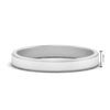 Load image into Gallery viewer, Simple Flat Wedding Band 4MM