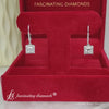Load and play video in Gallery viewer, 1-carat-princess-cut-diamond-halo-dangle-earrings-in-white-gold-FDEAR-11235PR-1.00CT-NL-WG-720x720(2)