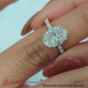Load and play video in Gallery viewer, 2-ct.-oval-cut-petite-diamond-ring-with-hidden-halo-in-white-gold-FD-10801