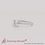 Load and play video in Gallery viewer, Shared Prong Thin Engagement Ring
