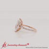 Load and play video in Gallery viewer, Delicate Antique Pave Marquise Cut Diamond Ring