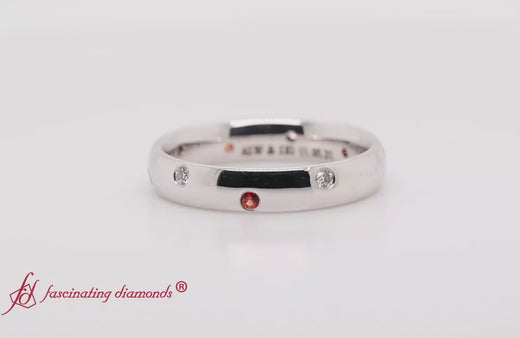classic-dome-diamond-comfort-fit-wedding-ring-for-men-with-orange-sapphire-in-14k-white-gold-fd1092b