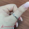 Load and play video in Gallery viewer, twistedvineweddingbandin14kwhitegold-FD8252B-F-750

