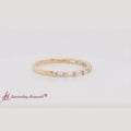 Thumbnail 11 - East West Baguette Stacking Ring