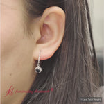 Load and play video in Gallery viewer, 1-carat-diamond-cute-dangle-halo-round-black-diamond-earrings-in-white-gold-fdear11235-1-ct-video
