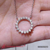 Load and play video in Gallery viewer, Round Open Circle Pendant