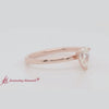 Load and play video in Gallery viewer, pear-lab-diamond-thin-classic-engagement-ring-set-in-14k-rose-gold-FDENs9358