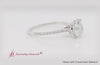 Load and play video in Gallery viewer, French Pave Round Cut Cathedral Engagement Ring