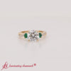 three-stone-twisted-round-cut-vine-diamond-ring-with-emerald-in-yellow-gold-FDENS3301RORGEMGR-NL-YG-720 x 720 - FDENS3301R-2.09CT White 