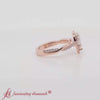 Load and play video in Gallery viewer, Vine Halo Lab-Created Pear Shaped Engagement Ring