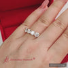 Load and play video in Gallery viewer, Round Cut 2.50 Carat Five Stone Diamond Ring