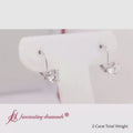 Thumbnail 2 - 2-carat-lever-back-solitaire-lab-diamond-round-earrings-in-14k-white-gold-fdear9225-ro-2-00-ct-720
