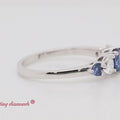 Thumbnail 41 - heart-diamond-graduated-5-stone-sapphire-wedding-ring-in-white-gold-fd8898-video