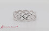 Load and play video in Gallery viewer, braided-gold-wedding-ring-in-14k-white-gold-fdhm342mb