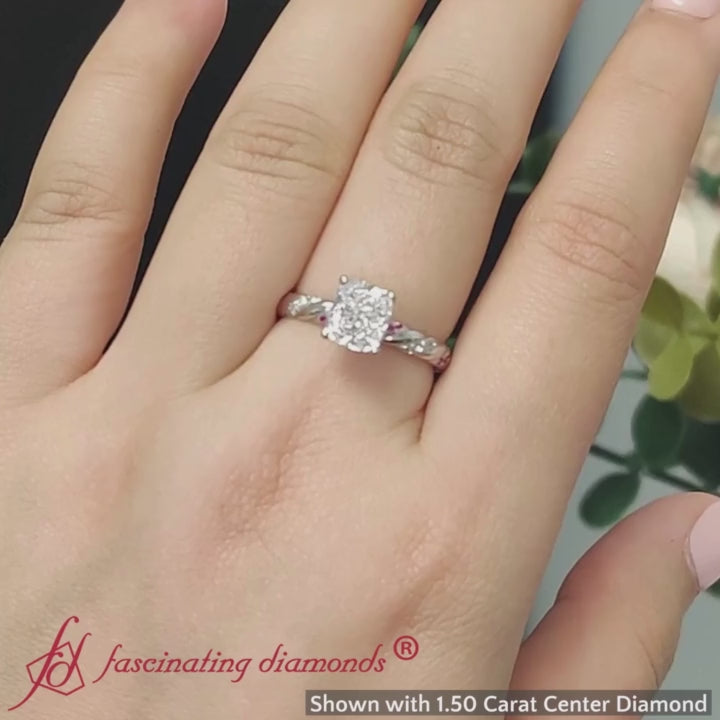 cushion-cut-ruby-twisted-vine-engagement-ring-in-white-gold-FD9127CU
