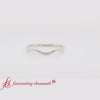 Load and play video in Gallery viewer, matching-curved-wedding-band-for-engagement-ring-in-white-gold-FDENR3211